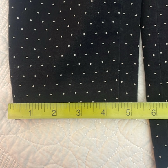 Talbots (2) UEC black and white polka dot skinny Ankle pant, trouser, leggings - Picture 8 of 8
